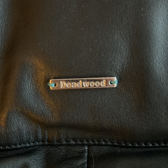 Authentic Deadwood Leather Puffer Vest - Picture 2 of 4